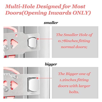 AceMining Portable Door Lock for Home and Travel Safety