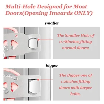 AceMining Portable Door Lock for Home and Travel Safety