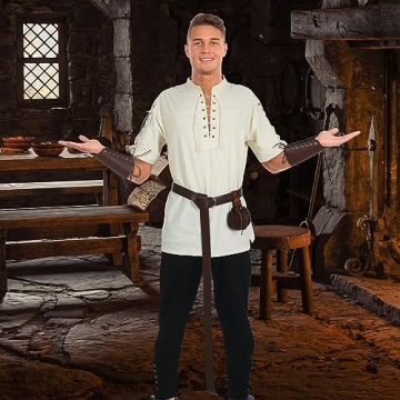 Men Halloween Renaissance Cosplay Set for Events