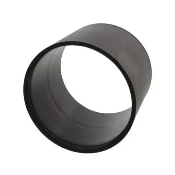 DCT 4in Plastic Circular Pipe Coupler Fittings 1-Pack, Flexible Hose Woodshop Woodworking Saw Dust C...