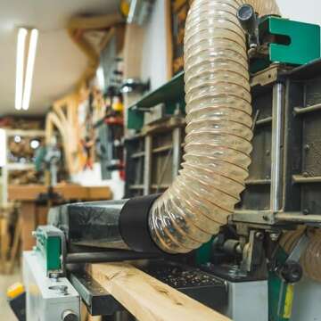 DCT 4in Plastic Pipe Coupler - Woodshop Dust Control