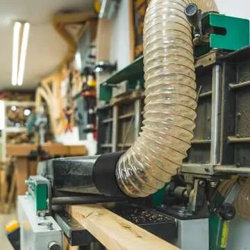 DCT 4in Plastic Pipe Coupler - Woodshop Dust Control