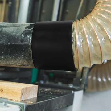 DCT 4in Plastic Pipe Coupler - Woodshop Dust Control