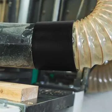 DCT 4in Plastic Pipe Coupler - Woodshop Dust Control