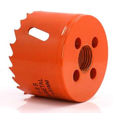 Koopi 2 Inch BI-Metal Hole Saw for Wood and Metal Cutting