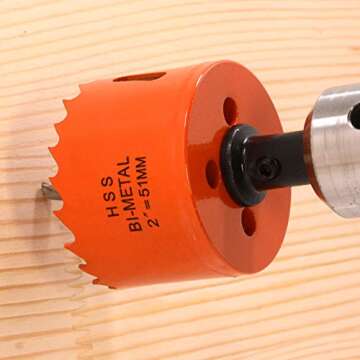 Koopi 2 Inch BI-Metal Hole Saw for Wood and Metal Cutting