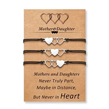 Meaningful Mother Daughter Bracelet Set - Heartfelt Gifts