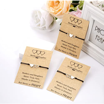 Emotional Mother Daughter Bracelet Set for Gifts