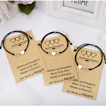 Emotional Mother Daughter Bracelet Set for Gifts
