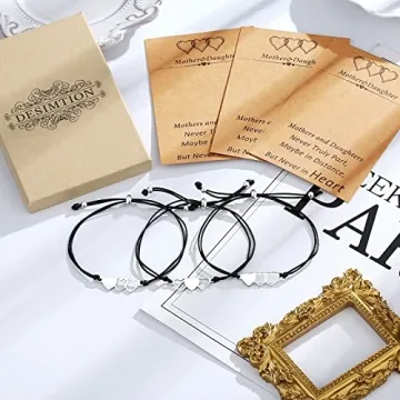 Emotional Mother Daughter Bracelet Set for Gifts