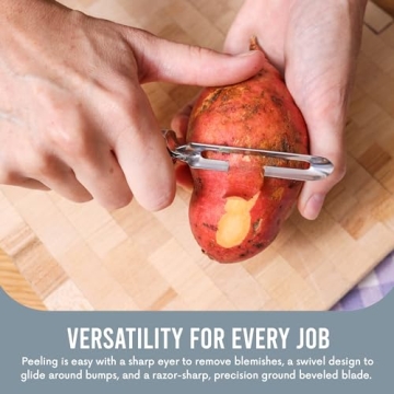 Linden Sweden Original Jonas Vegetable Peeler for Effortless Peeling