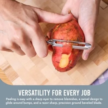 Linden Sweden Original Jonas Vegetable Peeler for Effortless Peeling