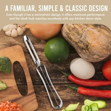 Linden Sweden Original Jonas Vegetable Peeler for Effortless Peeling