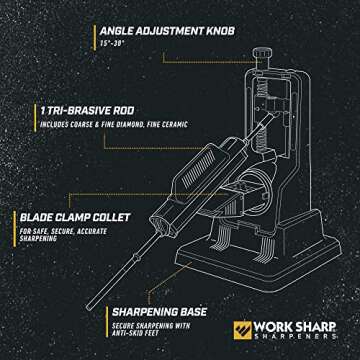 Work Sharp Precision Adjust Knife Sharpener for All Blades