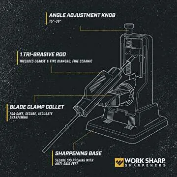 Work Sharp Precision Adjust Knife Sharpener for All Blades