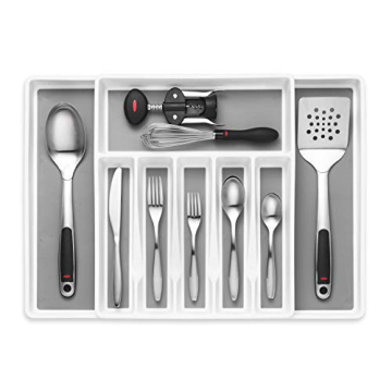 SESENO Expandable Drawer Organizer for Flatware Storage