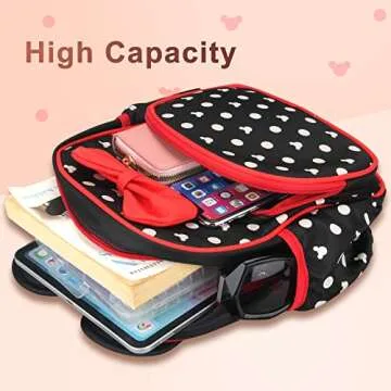 Voikukka Cute Little Girls Mini Backpack Kid Backpack Mini Mouse Backpacks for Toddler Girl Backpack Small Kids Backpack Preschool Backpacks Toddler Bookbag Children Travel Daycare Bag Child Backpack