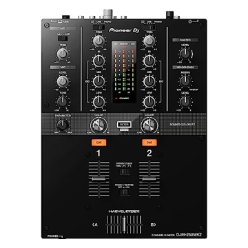 Pioneer DJ DJM-250MK2 2-Channel DJ Mixer with USB Sound Card