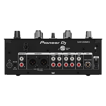 Pioneer DJ DJM-250MK2 Mixer with USB Sound Card for DJs