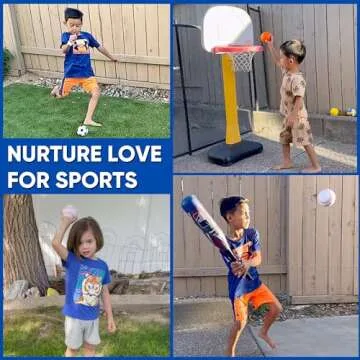 Set Of 6 Mini Sports Foam Balls for Kids, Toddler Ball Toys, Foam Football, Toddler Football, Indoor Baby Soccer, Kids Mini Basketball, Soft Baseball, Volleyball, Small Playground Balls, Baby Ball Toy