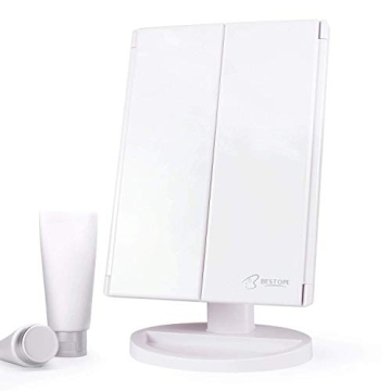 BESTOPE Makeup Vanity Mirror with Lights and Magnification