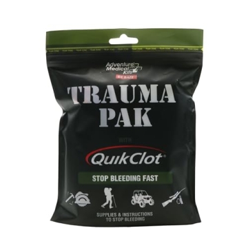 Adventure Medical Kit Trauma Pak First Aid Kit with QuikClot - First Aid Kit for Emergency Supplies,...