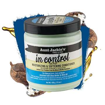 Aunt Jackie's Curls and Coils In Control Conditioner - 18 oz for Natural Hair