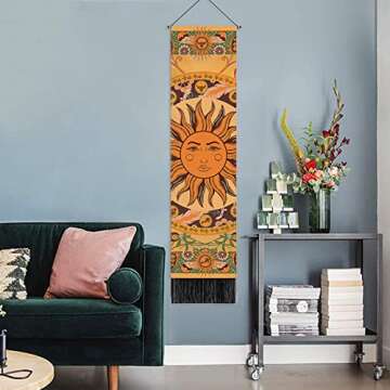 Bohemian Tapestry Vertical Wall Hanging for Home Decor