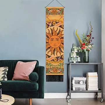 Bohemian Tapestry Vertical Wall Hanging for Home Decor