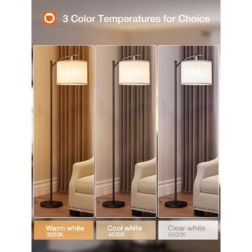 Addlon Floor Lamp - 3 Color Options & LED Bulb Included
