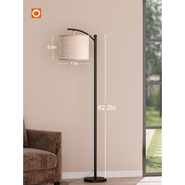 Addlon Floor Lamp - 3 Color Options & LED Bulb Included