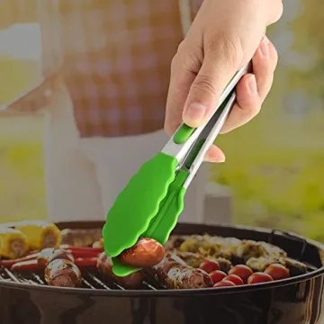 Premium Locking Kitchen Tongs Set of 3 – Stainless Steel