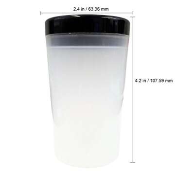 Beauticom Nail Art Tip Brush Holder Remover Cup Immersion Brush Cleaner Nail Art Brush Cleaner Cup For Acrylic UV Gel application