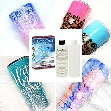 Easy Cast Epoxy Resin Kit with 15 Colors Mica Powders