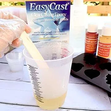 Easy Cast Epoxy Resin Kit with 15 Colors Mica Powders