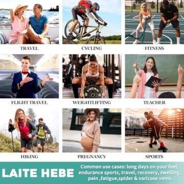 3 Pack Compression Sock for All-Day Support & Recovery