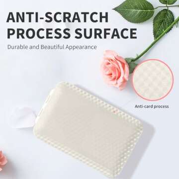 Restree Large Pill Organizer, Travel Pill Box, 8 Large Compartments Medicine Organizer, Moisture-Proof Pill Case for Vitamin, Medicine, Fish Oil/Supplements (White)