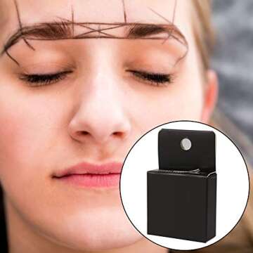 Baring 4 Pack Pre-Inked Mapping String for Eyebrows