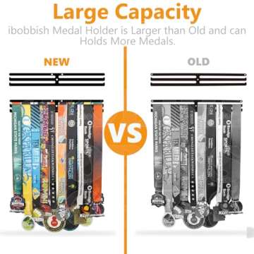 iBobbish Sports Medal Hanger Holder - Perfect for All Achievements