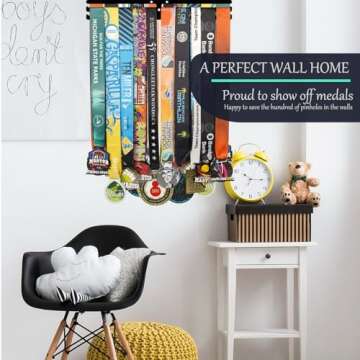 iBobbish Sports Medal Hanger Holder - Perfect for All Achievements