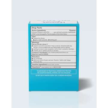 Hyland's Cell Salt No. 2 Calc Phos 6X Tablets, Natural Homeopathic Relief of Oral Discomfort and Sor...