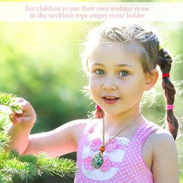 9 Pieces Crystal Necklace Holder Necklace Cord Empty Stone Holder Quartz Stone Necklace Cage Pendant Stone Holder Replacement Necklace Rope Adjustable Length for DIY Jewelry Making (White)