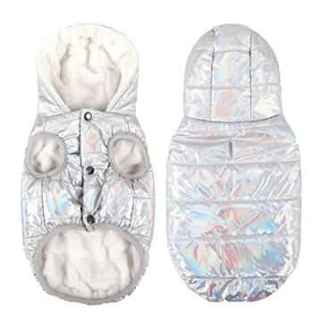 Dog Fleece Hoodie - Waterproof Winter Jacket for Dogs