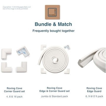 Roving Cove Baby Corner Protectors - Safe Foam Bumpers