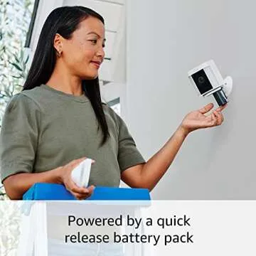 Ring Spotlight Cam Plus and Indoor Cam Bundle for Security