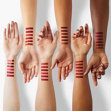 6 Colors Lip Tint Stain Set, Charm Kiss Korean Lip Gloss Plumping Mini Liquid Lipstick, Multi-use Lip and Cheek Tint, Long lasting Non-Stick Cup Waterproof, High Pigment, Vivid Color, Lip Tint Makeup