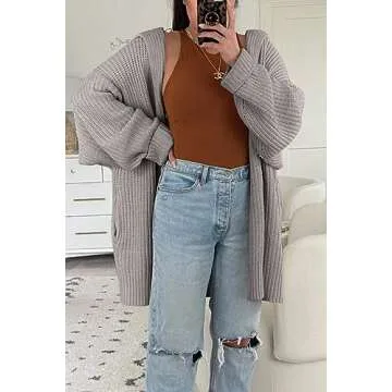 Trendy Cozy Chunky Knit Cardigan for Women
