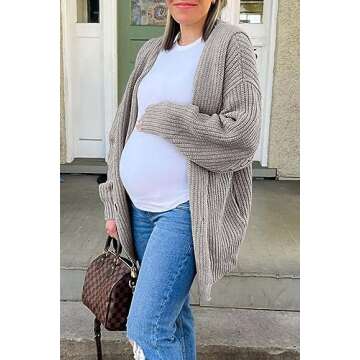 Trendy Cozy Chunky Knit Cardigan for Women