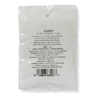 Proclaim Rubber Bands Clear 400 Count Clear