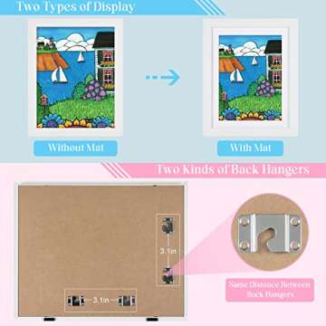 Kids Art Frames - 3 Pack for Easy Artwork Display